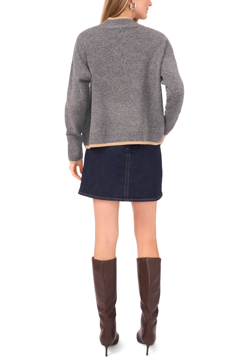 Vince Camuto Mock Neck Sweater, Alternate, color, 