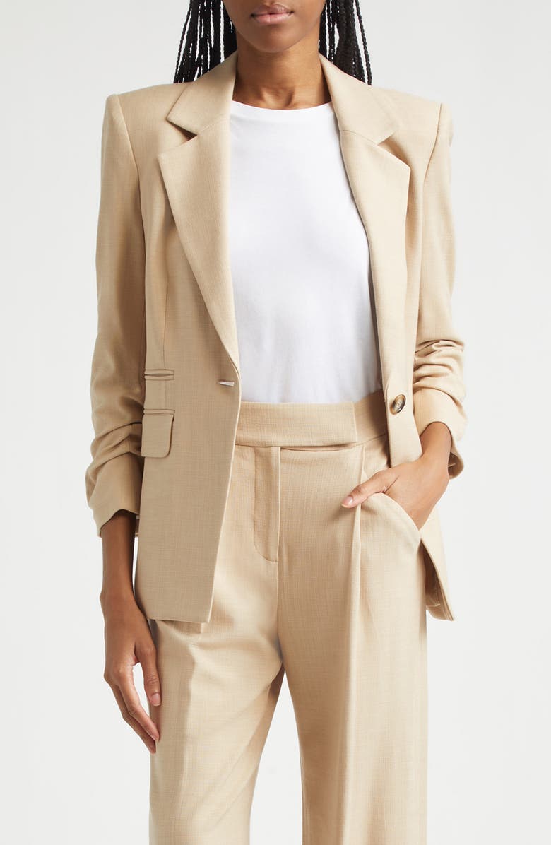 Veronica Beard Battista Dickey Jacket, Alternate, color, Stone Khaki