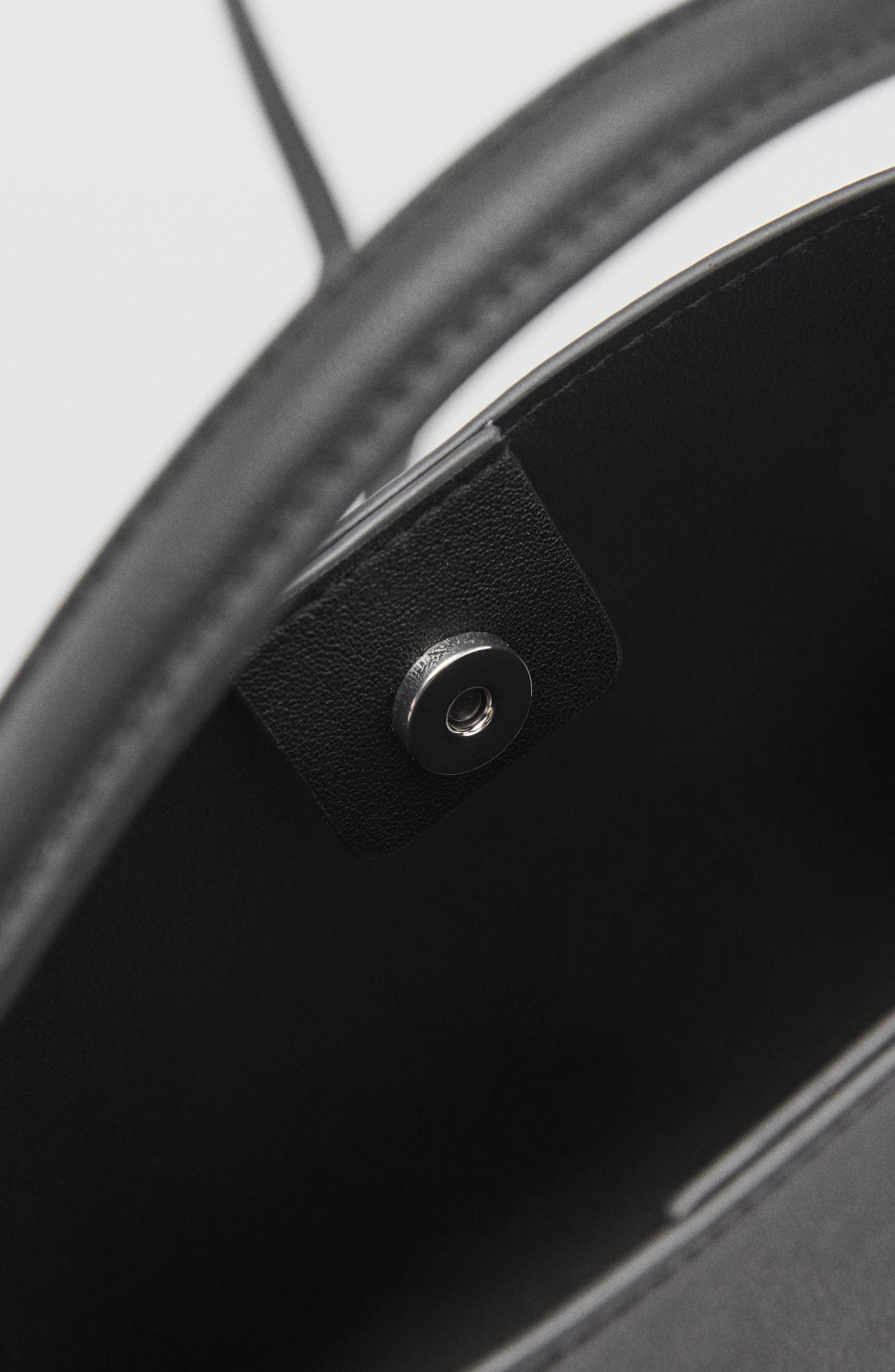 MANGO Faux Leather Crossbody Bag, Alternate, color, 