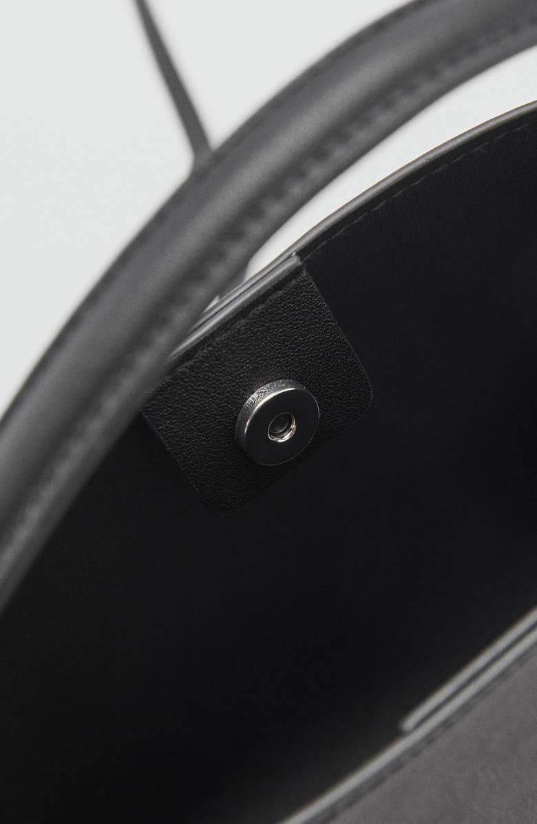 MANGO Faux Leather Crossbody Bag, Alternate, color,