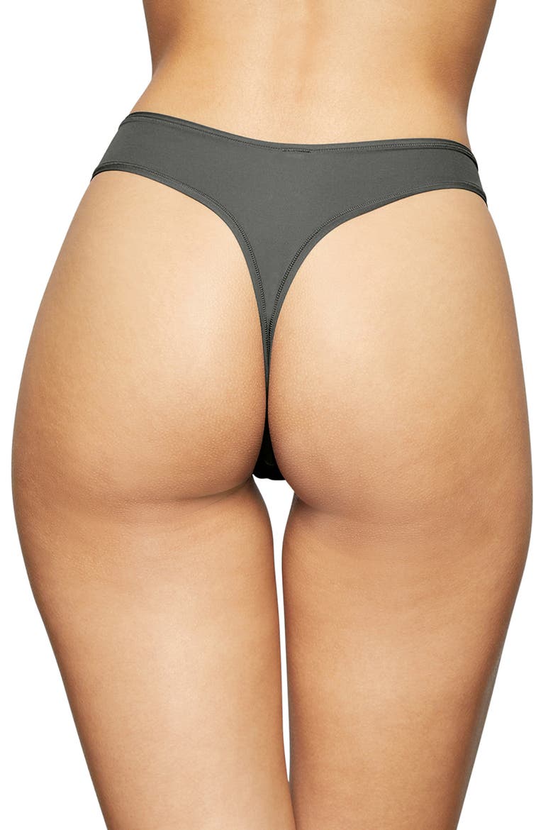 Fits Everybody Assorted 5-Pack Thongs, Alternate, color, JUNIPER MULTI