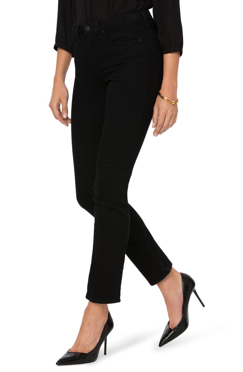 NYDJ Sheri Slim Jeans, Alternate, color, Black