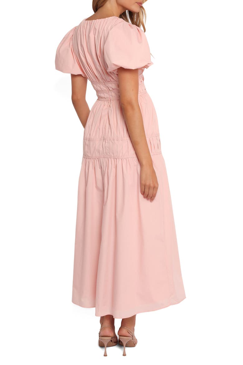 Joedy Puff Sleeve Maxi Dress, Alternate, color, PALE PINK
