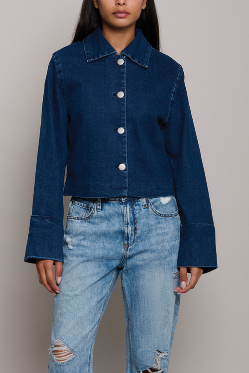 Tt Studios Jane Denim Jacket In Blue