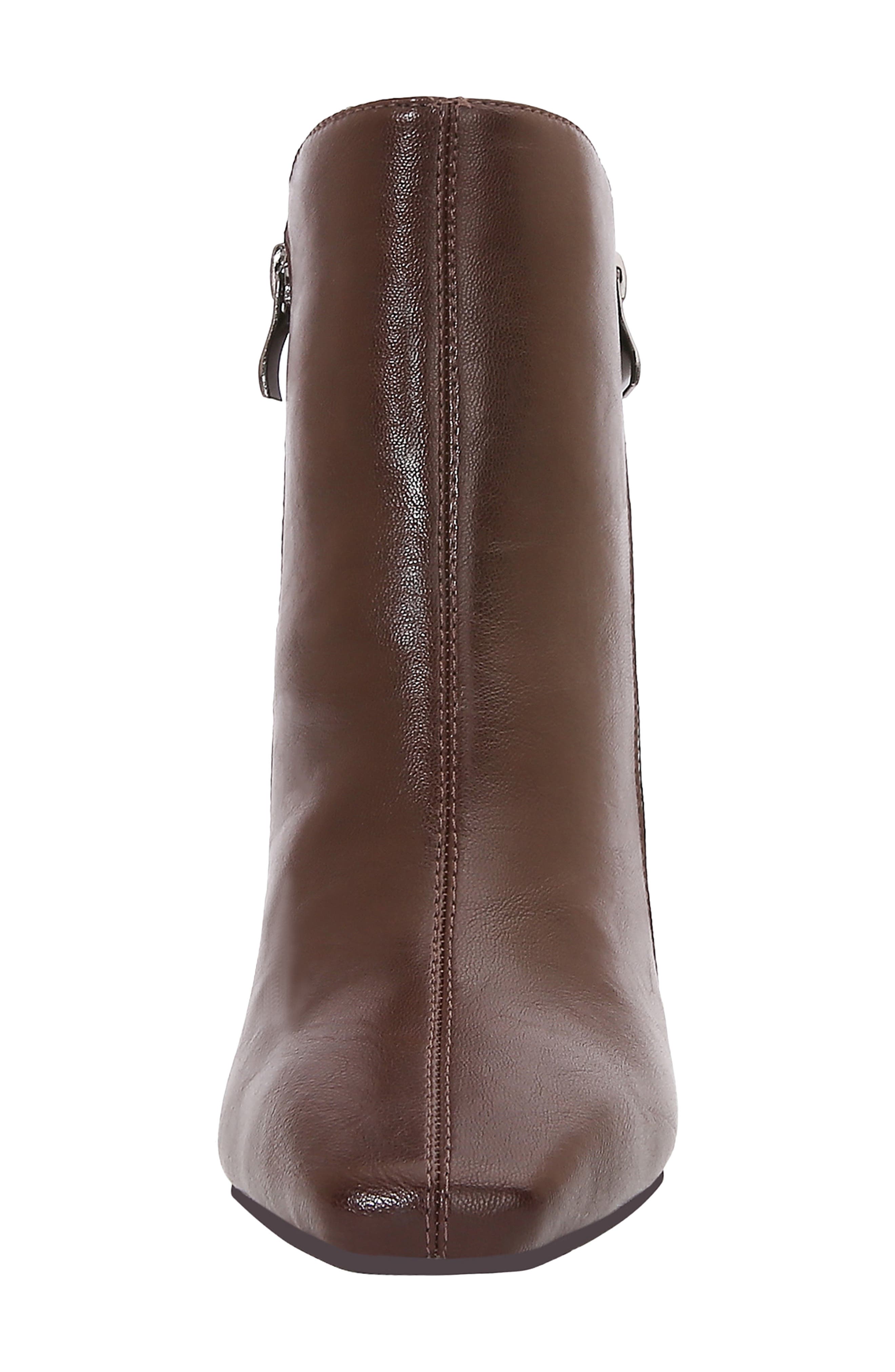 Lyona Faux Leather Bootie, Alternate, color, BROWN