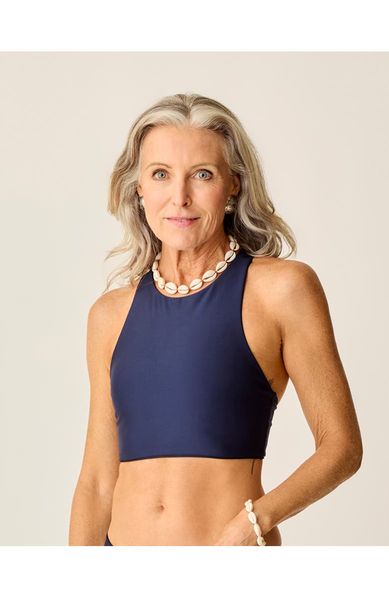 Carve Designs Sanitas Compression Reversible Top, Alternate, color, Black/Navy