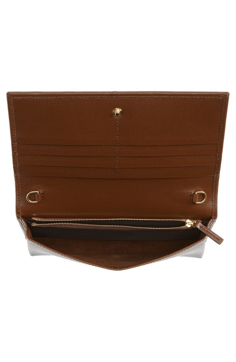 Gucci 1955 Horsebit GG Supreme Canvas Wallet on a Chain, Alternate, color, 