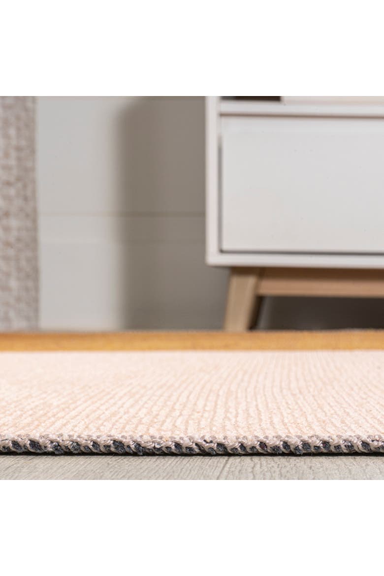 Demie Minimalist Graphic Circle Machine-Washable Area Rug, Alternate, color, Brown/Cream/Terracotta