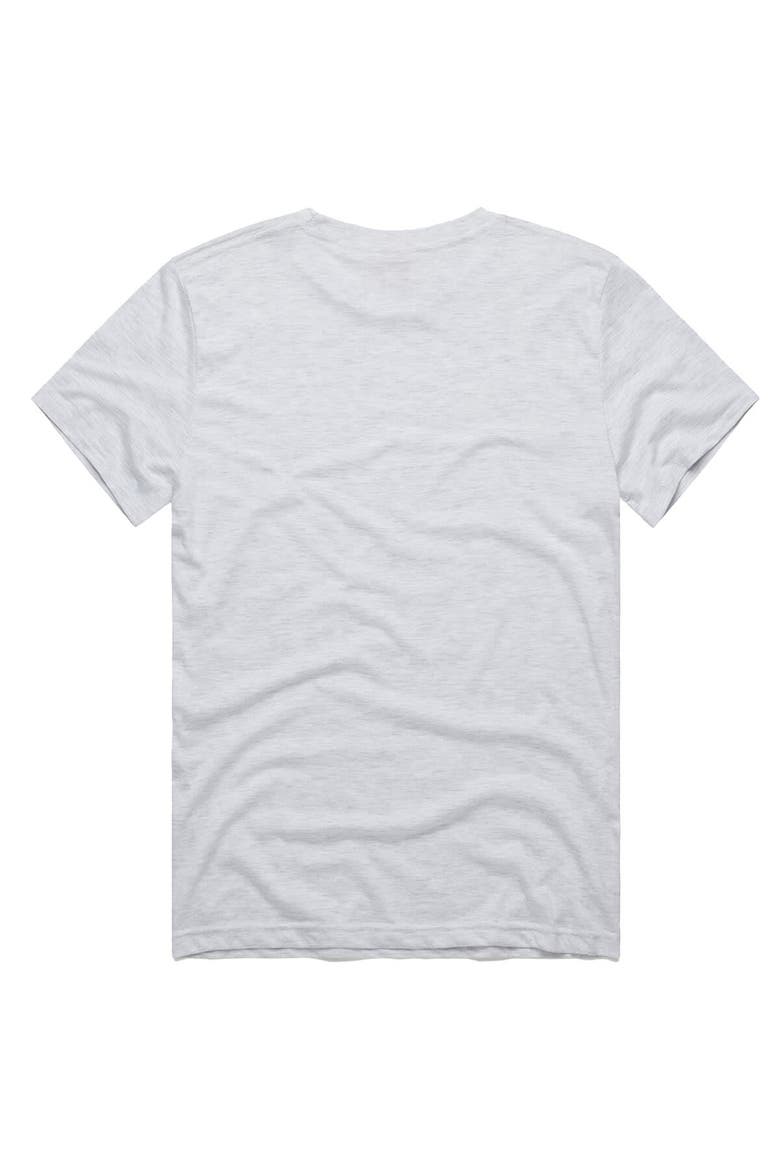 Men's Homage Jackie Robinson Ash Brooklyn Dodgers Cooperstown Collection Pay Homage Player Graphic Tri-Blend T-Shirt, Alternate, color, Ash