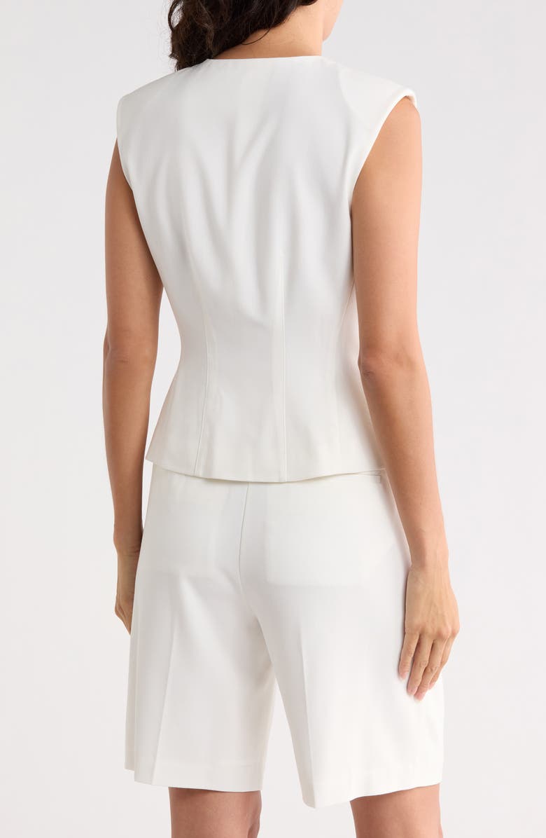 Leith Brooklyn Darted Vest, Alternate, color, Ivory