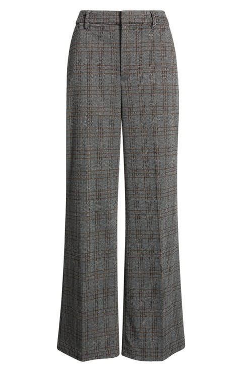 Kelsey Plaid Wide Leg Pants