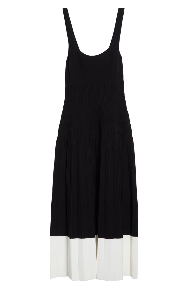 Ellison Pleated Rib Midi Dress