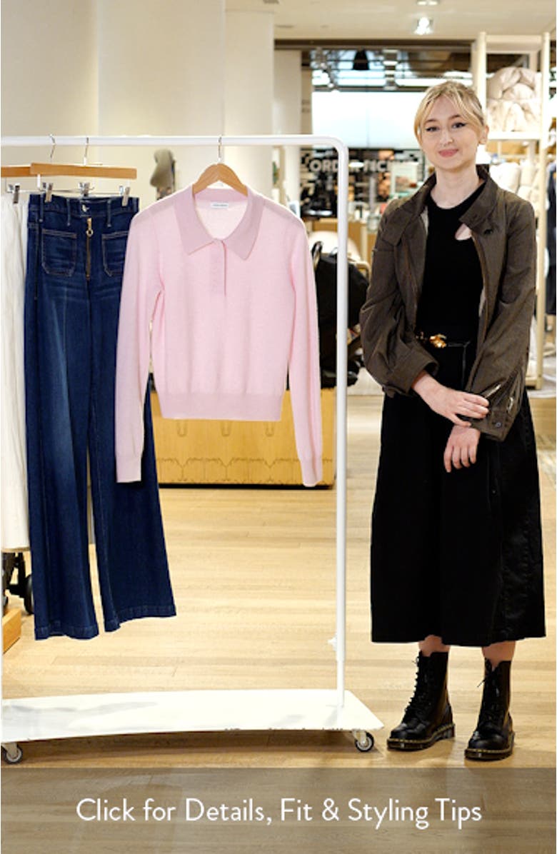 Tove Wool & Cashmere Polo Sweater, sales video thumbnail