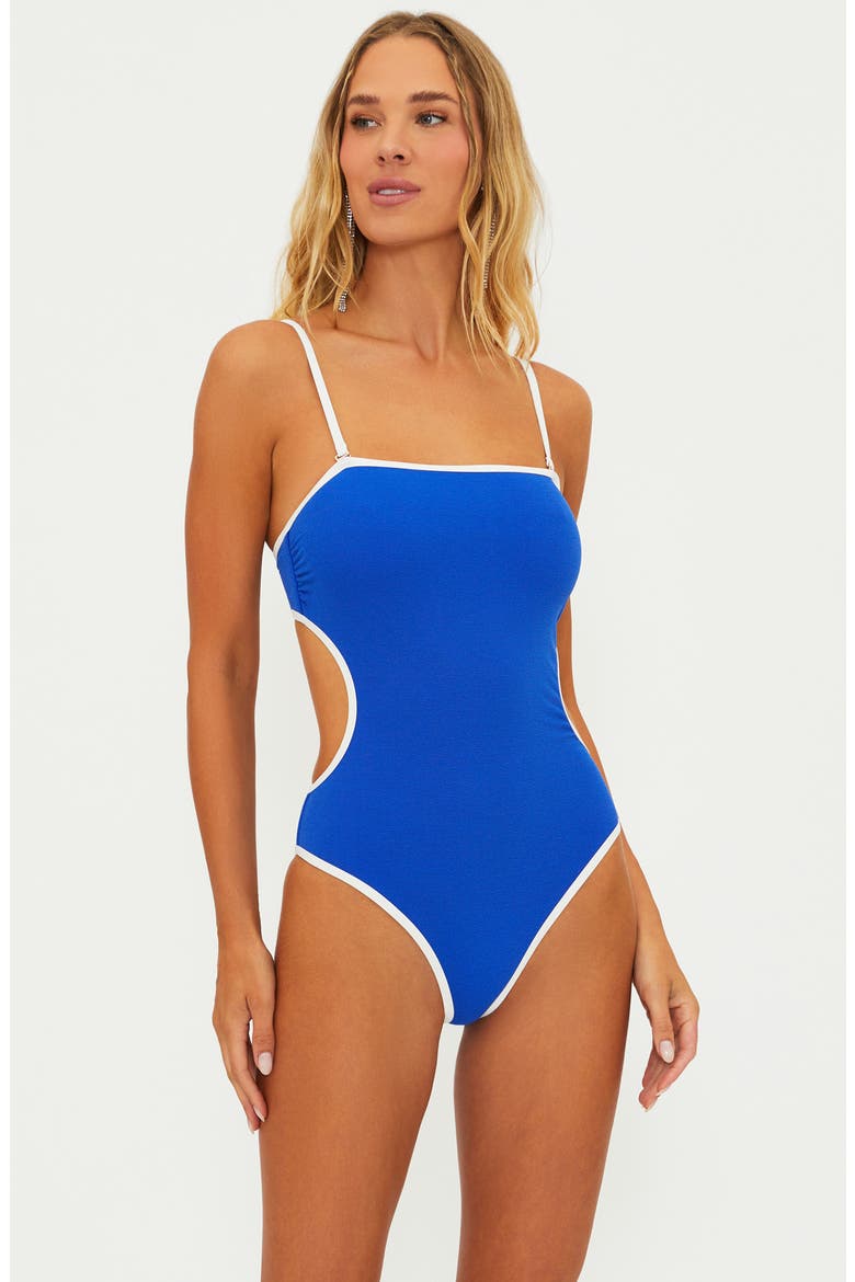 Daphne One-Piece Swimsuit, Alternate, color, RIVIERA AZURE