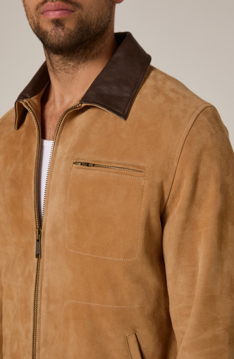 7 Diamonds Maverick Suede Jacket, Alternate, color, Tan