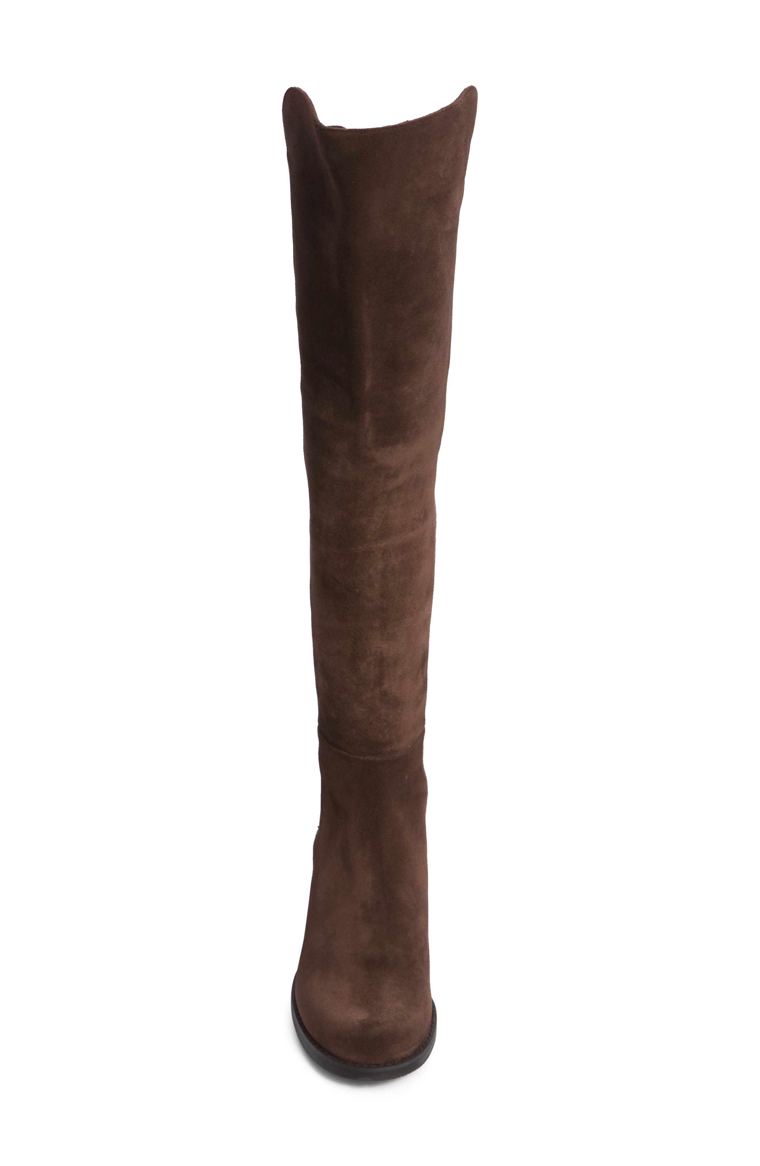 5050 Over the Knee Boot, Alternate, color, WALNUT