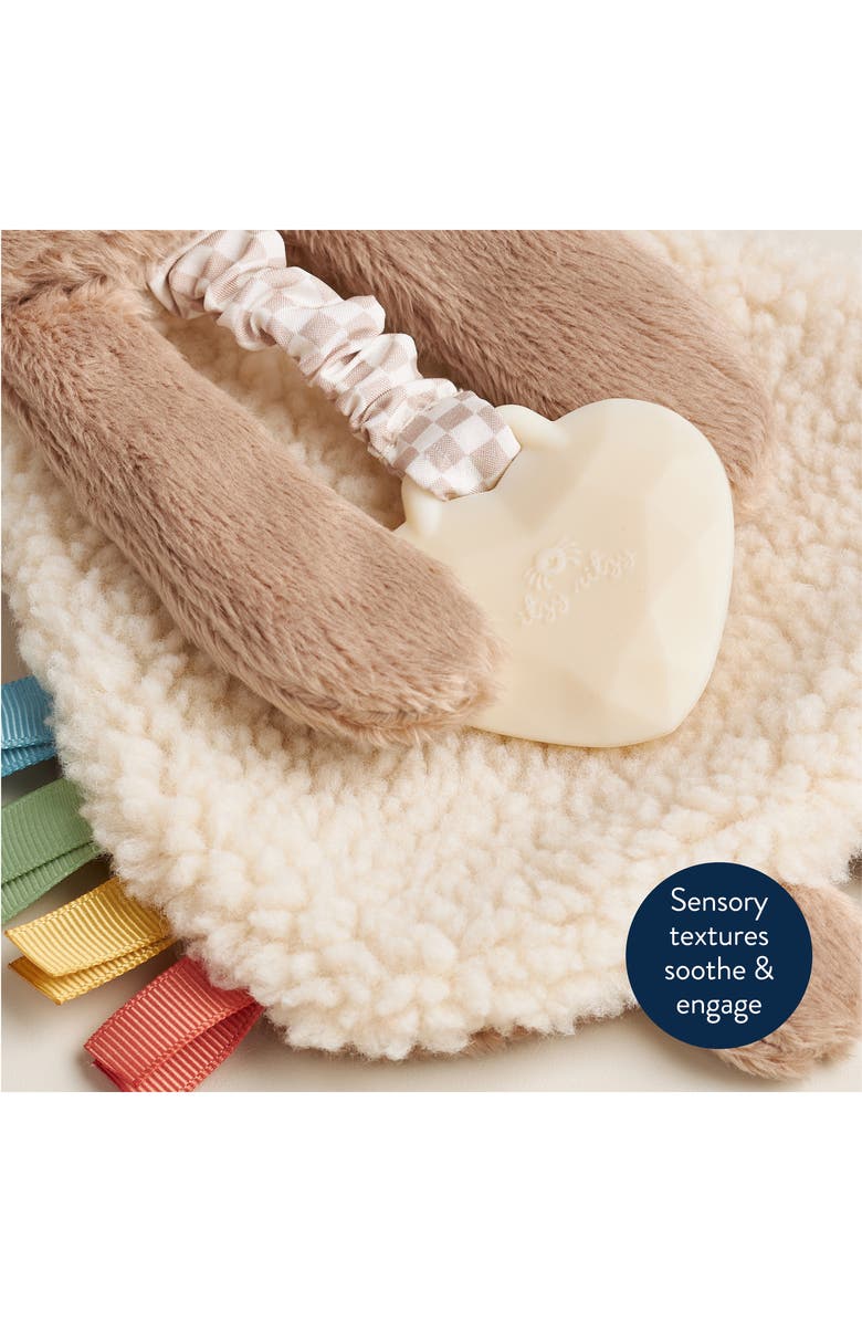 Itzy Ritzy Itzy Lovey Bear, Alternate, color, Beige Multi