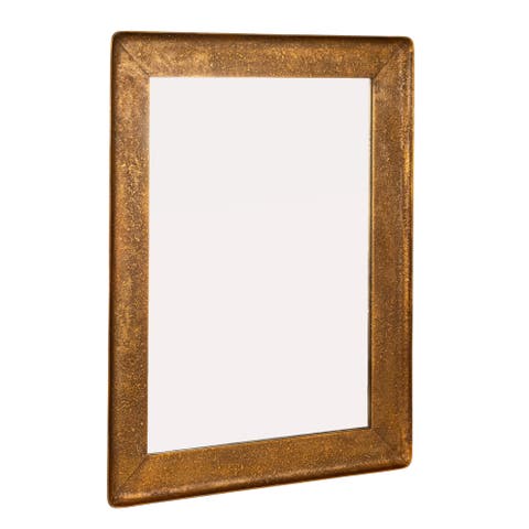 Wall Mirror with Raised Edge Frame