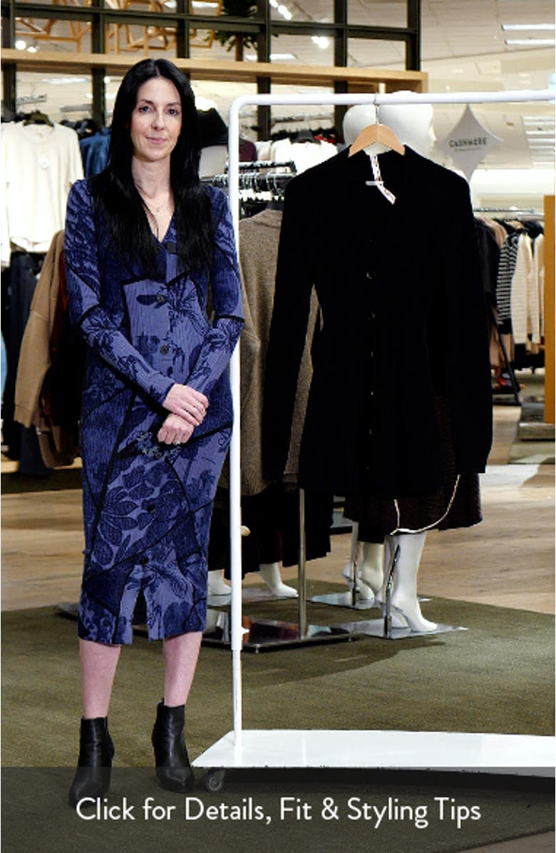 Aubrey Wool Blend Peplum Cardigan, sales video thumbnail