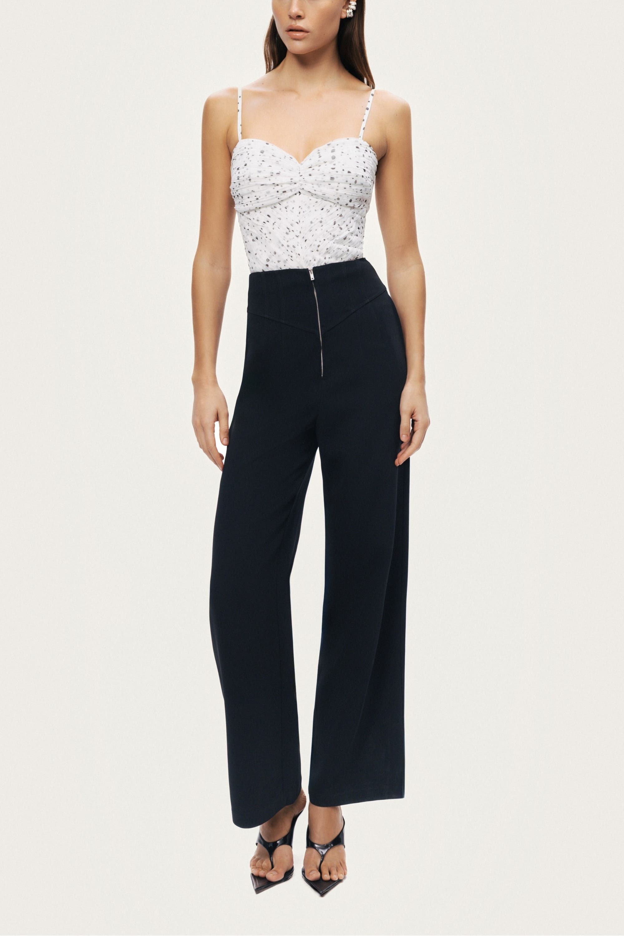 High-Waist Wide-Leg Pants - image 2
