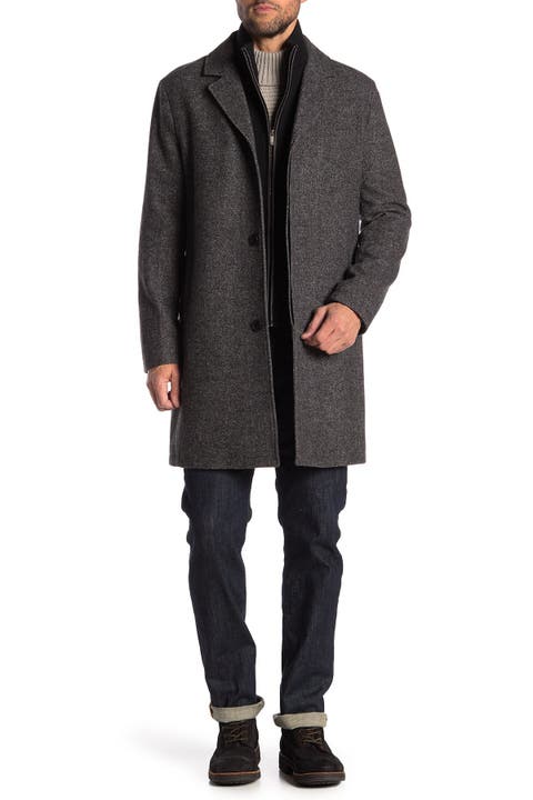 Wool Blend Dickey Coat