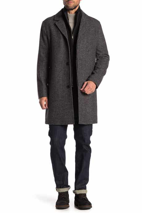 Cole Haan Wool Blend Dickey Coat