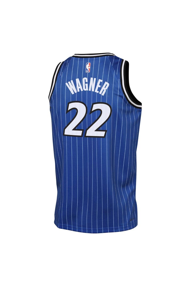 Youth Nike Franz Wagner Blue Orlando Magic Icon Edition Swingman Jersey, Alternate, color, Blue