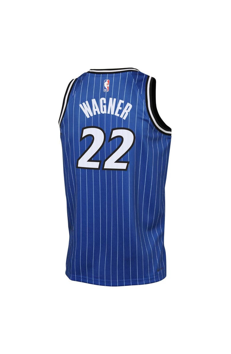 Nike Youth Nike Franz Wagner Blue Orlando Magic Icon Edition Swingman Jersey, Alternate, color, Blue