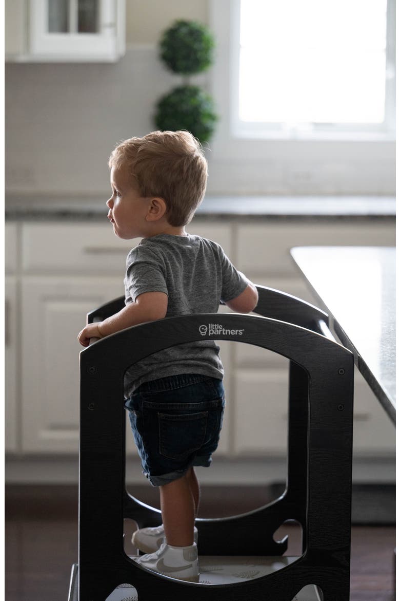 The Learning Tower® Chef Series Toddler Step Stool, Alternate, color, PREMIUM CHARCOAL GREY