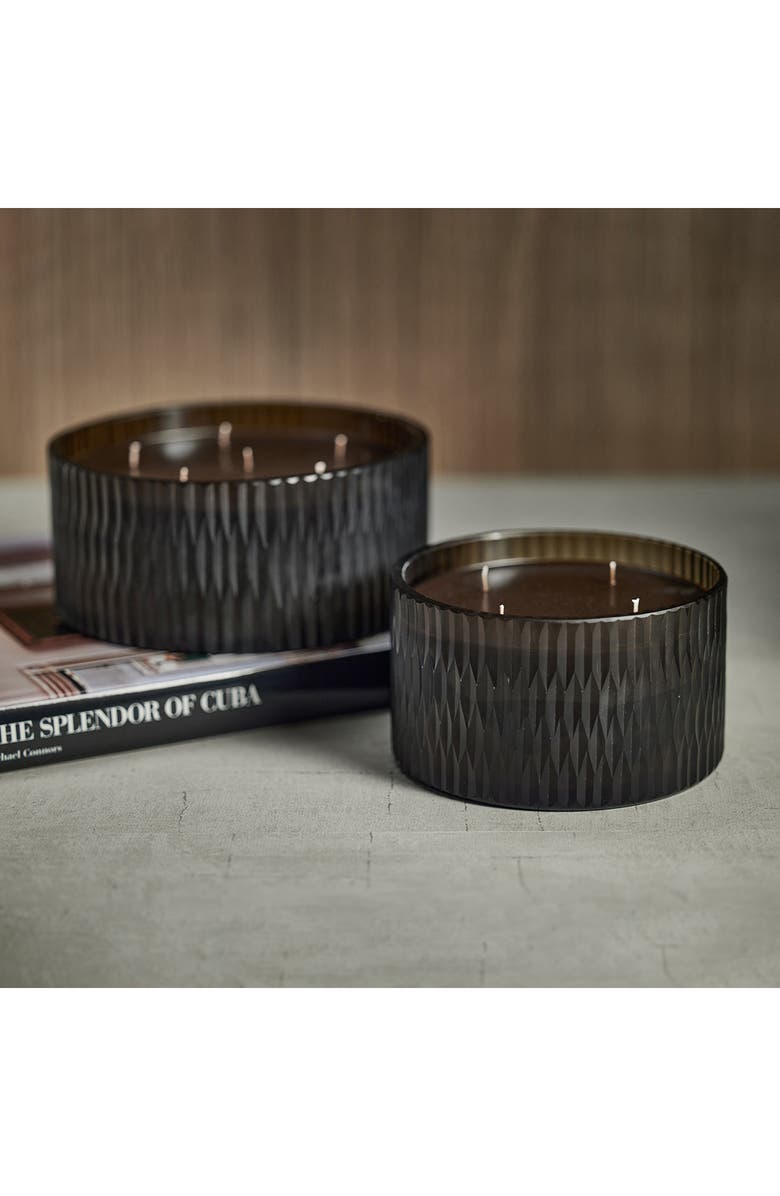 Zodax Cedar Leaf & Hinoki Cypress 6-Wick Candle, Alternate, color, Brown