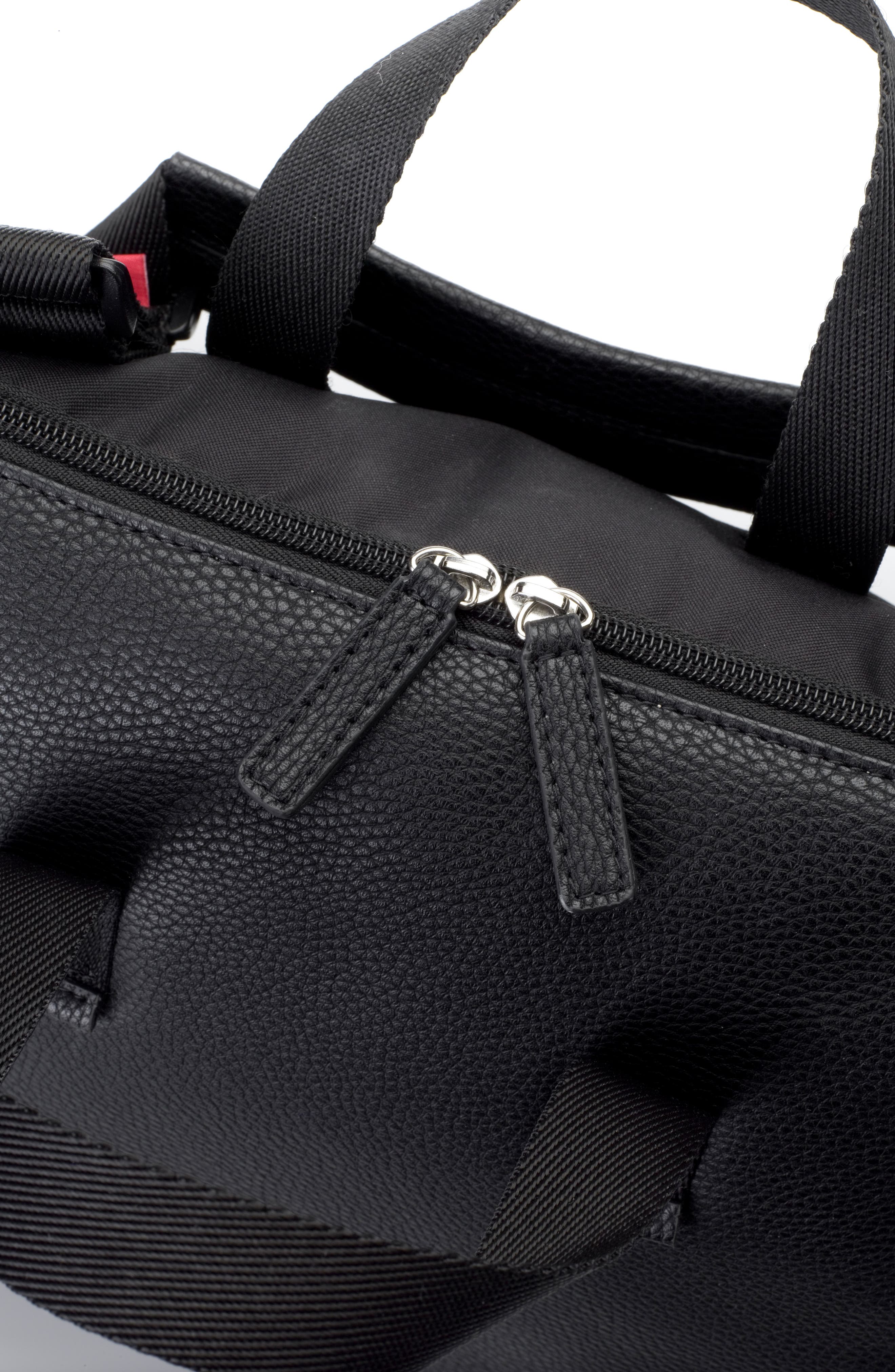 Babymel Robyn Convertible Faux Leather Diaper Backpack, Alternate, color, 
