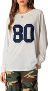 EDIKTED 80 Appliqué Oversize T-Shirt