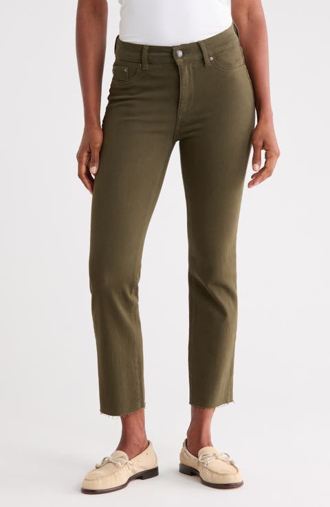 Mara Straight Leg Ankle Jeans