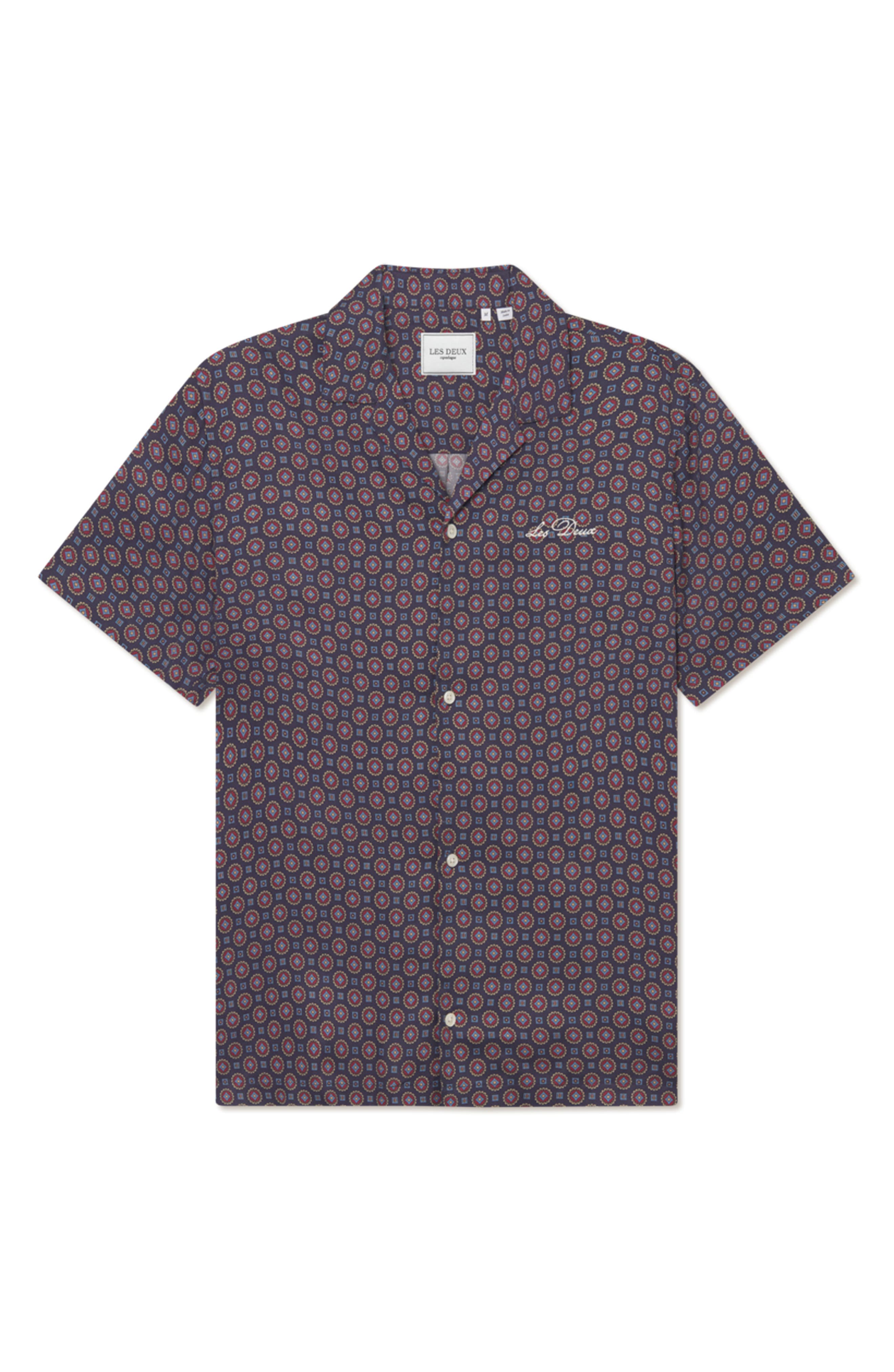 Les Deux Foulard Short Sleeve Shirt