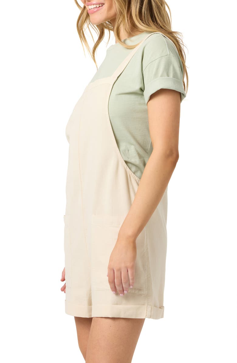 O'Neill Summerlin 2 Cotton & Linen Shortalls, Alternate, color, Tapioca