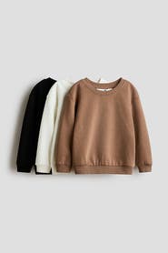 H&M 3-pack brushed-inside sweatshirts