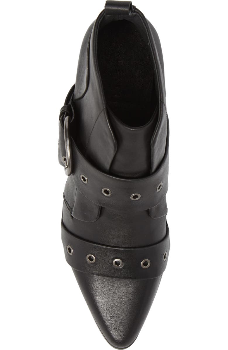 Grey City Buckle Strap Bootie, Alternate, color,