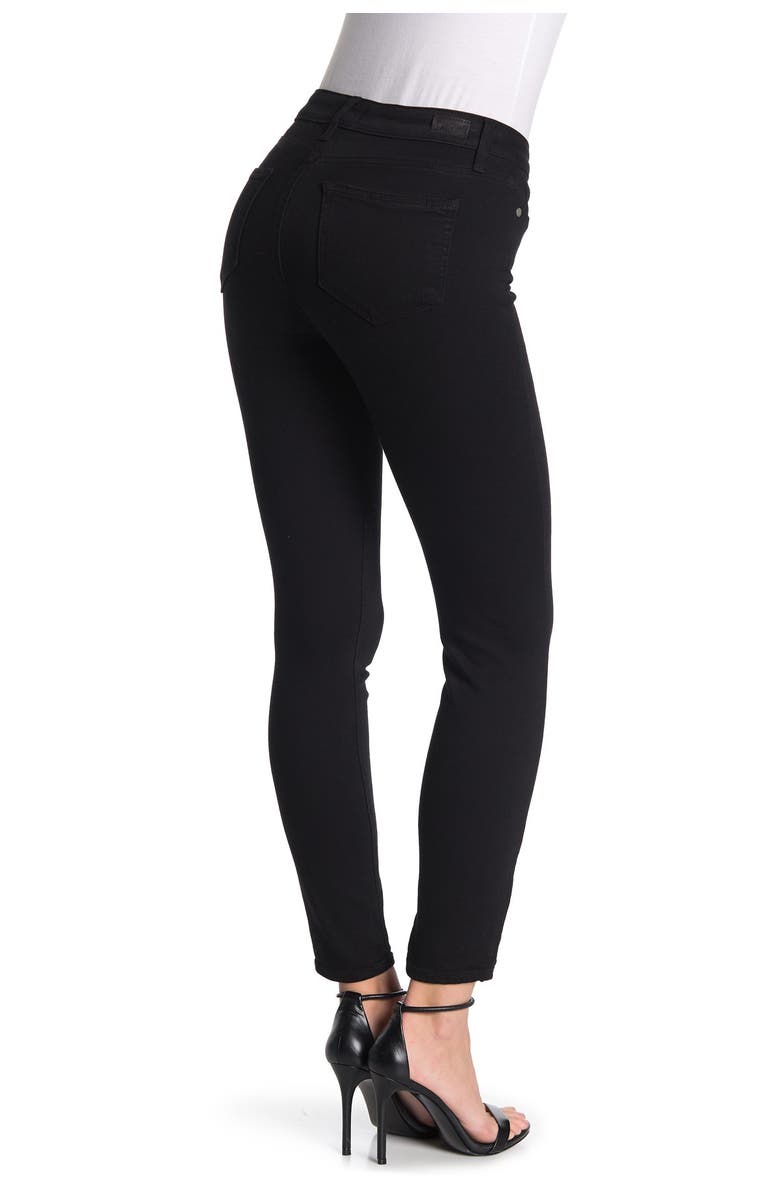 PAIGE Verdugo Ankle Skinny Jeans, Alternate, color, Blkoverdye