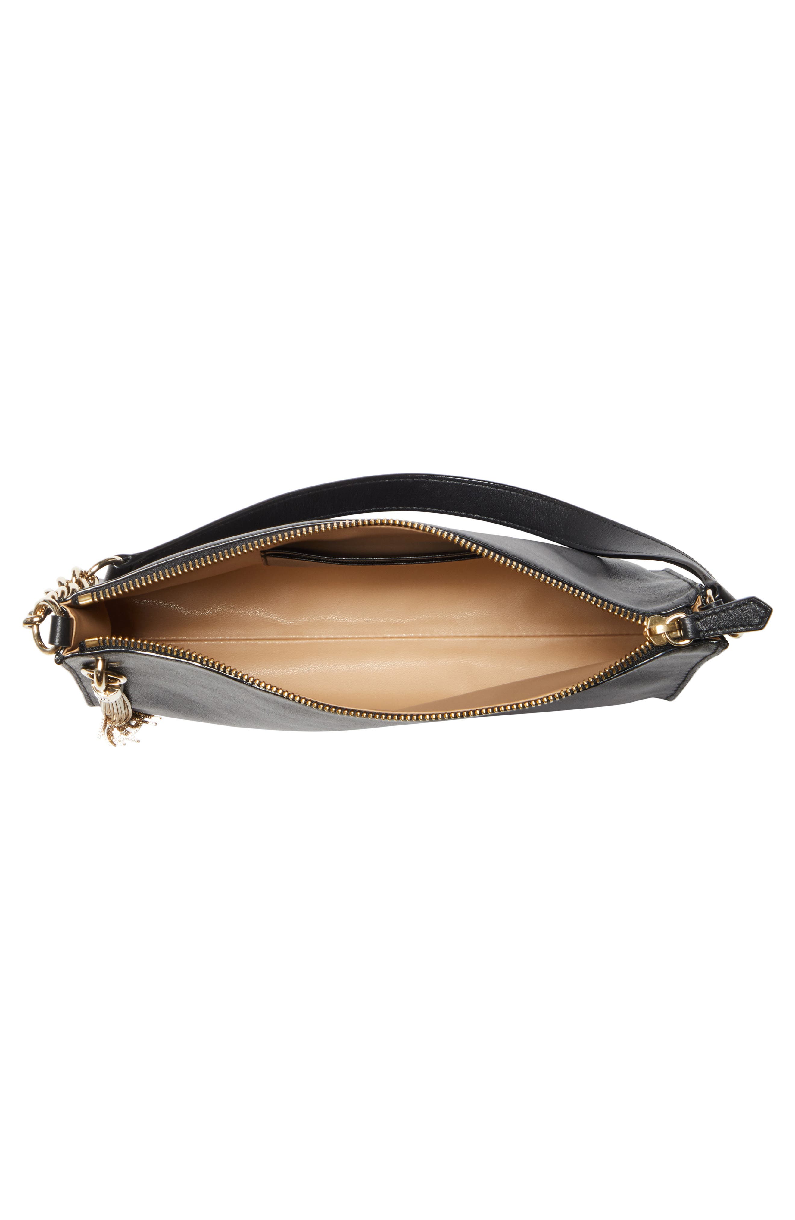 Jimmy Choo Mini Callie Leather Hobo, Alternate, color, 