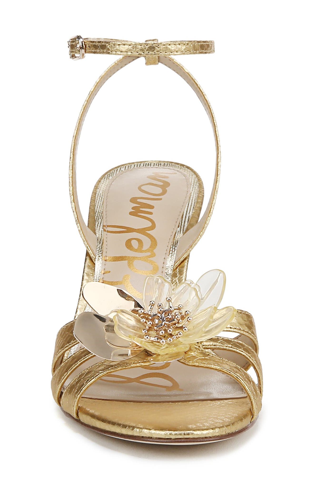 Sam Edelman Joanna Ankle Strap Sandal, Alternate, color, Gold