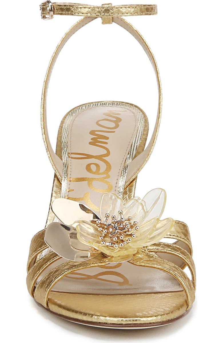 Sam Edelman Joanna Ankle Strap Sandal, Alternate, color, Gold