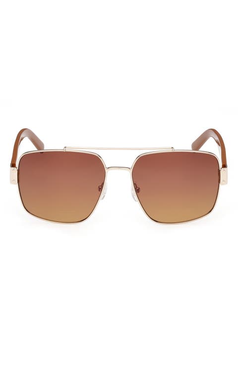 58mm Navigator Sunglasses