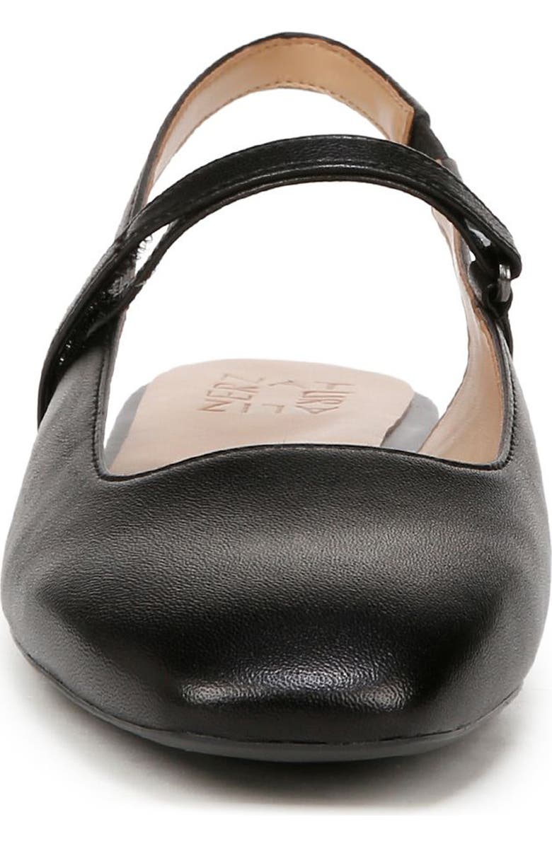 Naturalizer Connie Slingback Mary Jane Flat, Alternate, color, Black Leather