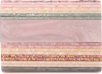 Tacer Acrylic Foldover Clutch
