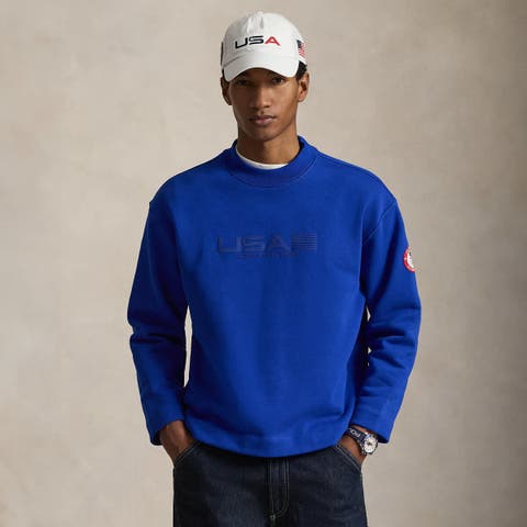 Men's Polo Ralph Lauren Team USA Fleece Mockneck