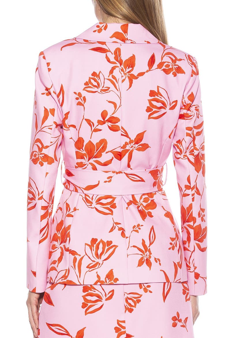 Olya Jacket Blazer, Alternate, color, PINK FLORAL