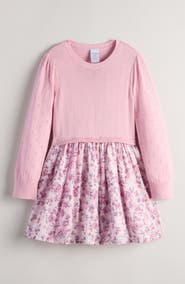 Nordstrom Kids' Mixed Media Dress