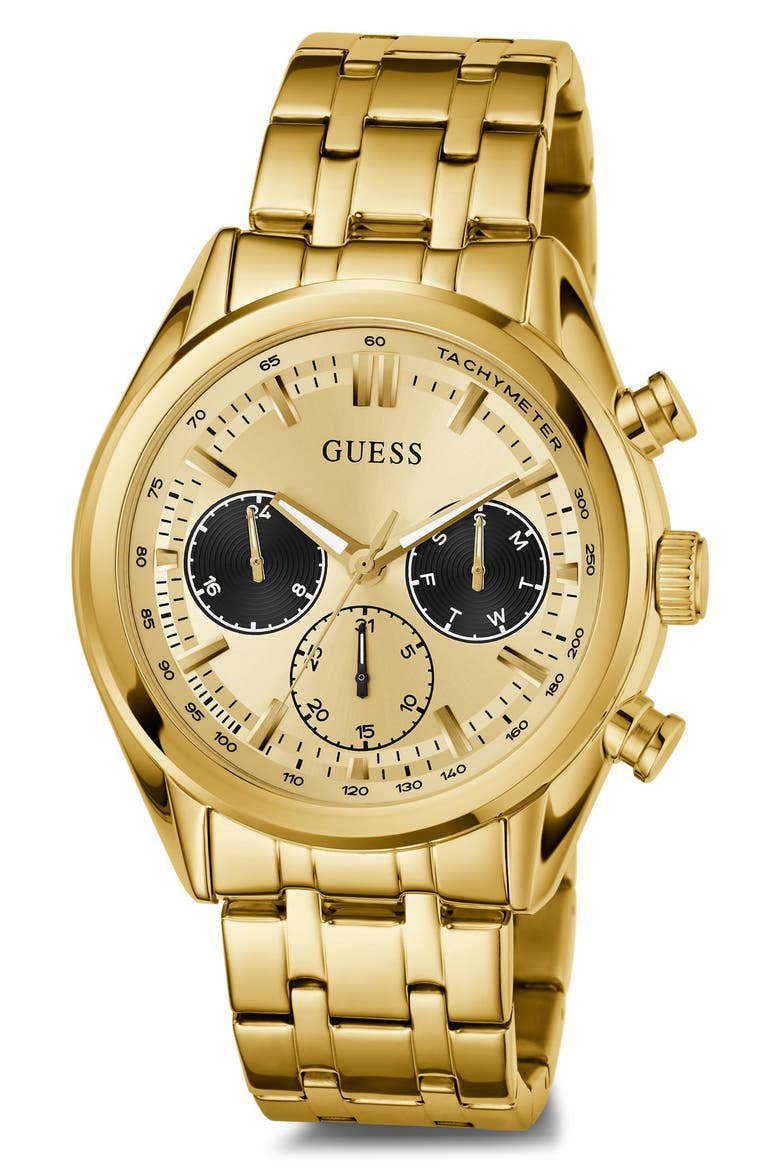 Dawson Chronograph Bracelet Watch, 44mm, Alternate, color, GOLD TONE