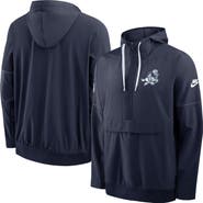 Nike Men's Nike Navy Dallas Cowboys Sideline Broken Rules Alternate Anorak Half-Zip Hooded Jacket
