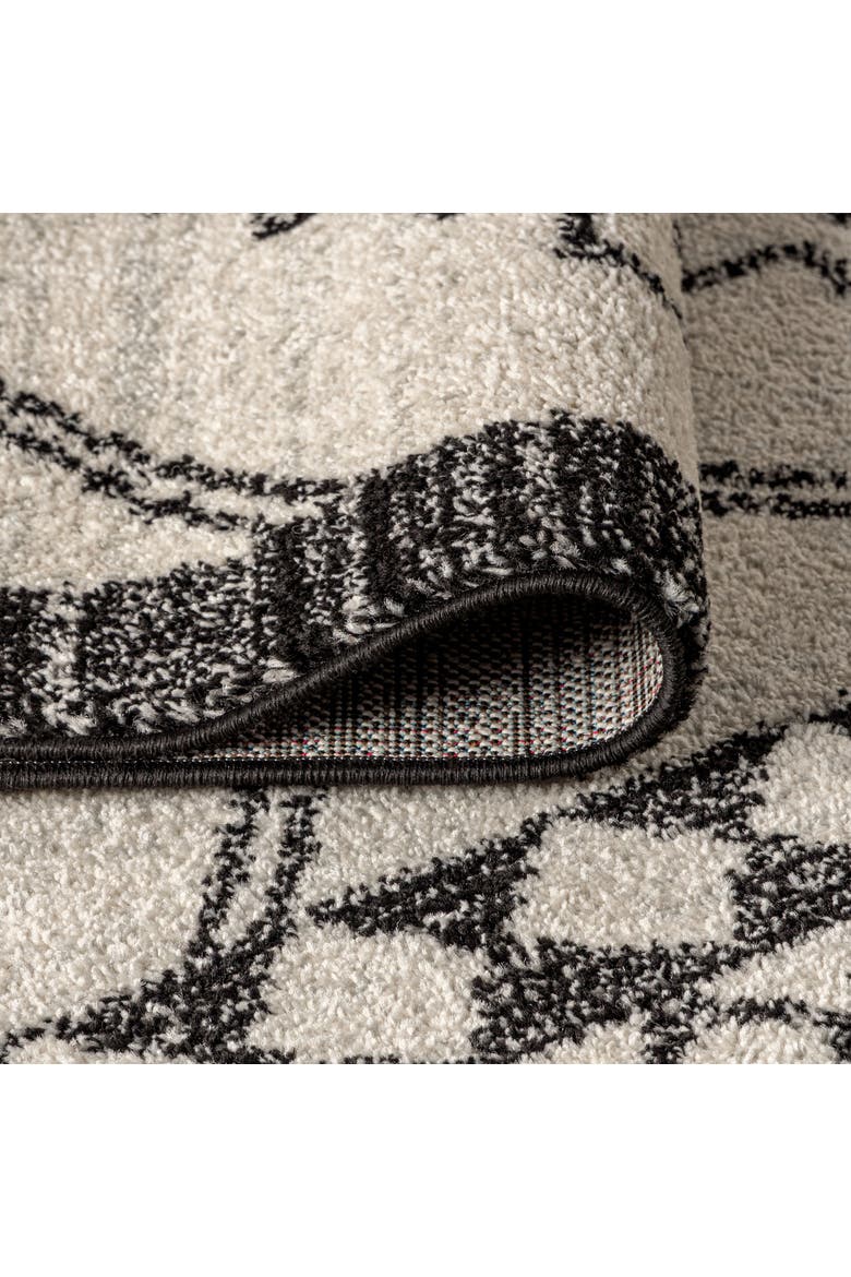 Amir Moroccan Beni Souk Area Rug, Alternate, color, Cream/Black